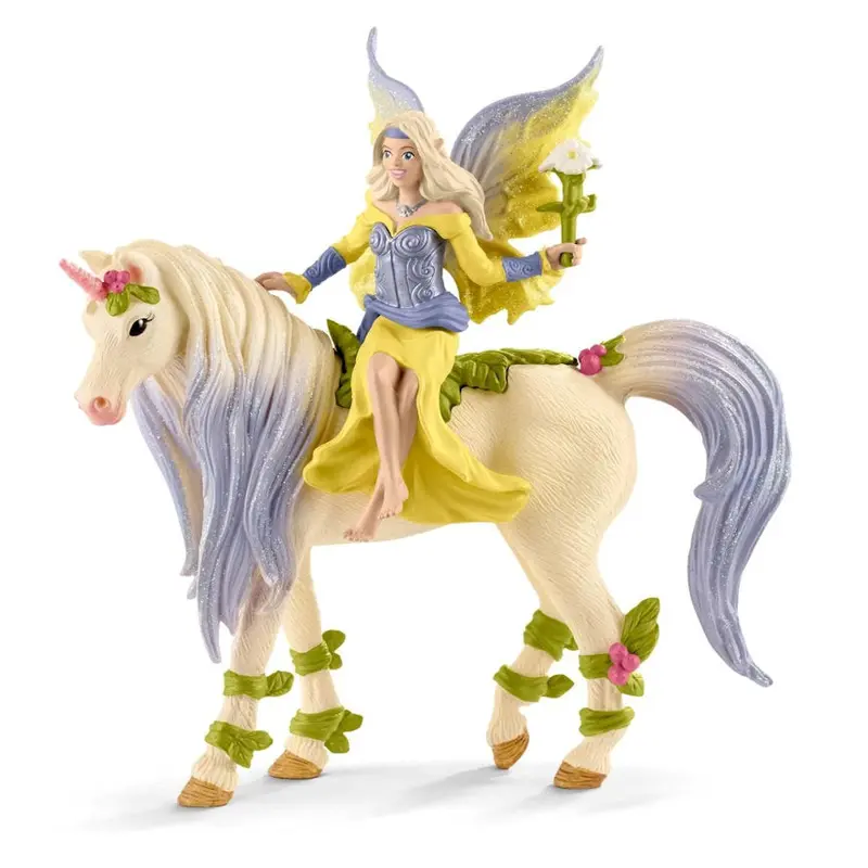 Fairy Sera with Blossom Unicorn Doll – Enchanted Fantasy Figure #70565