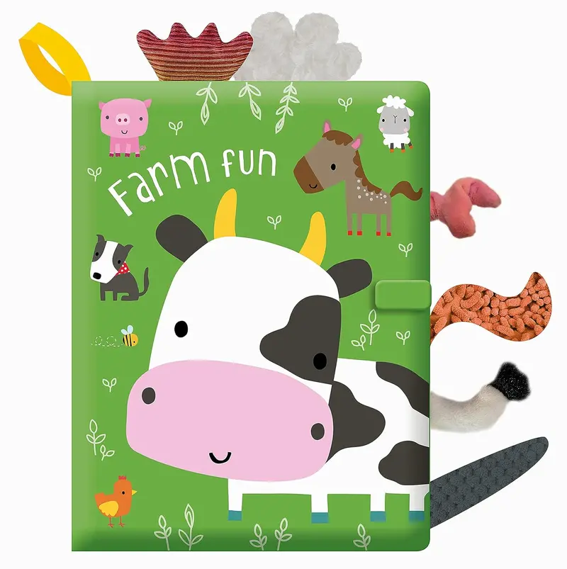 Farm Fun Cloth Book – Interactive Early Learning Storybook #391157