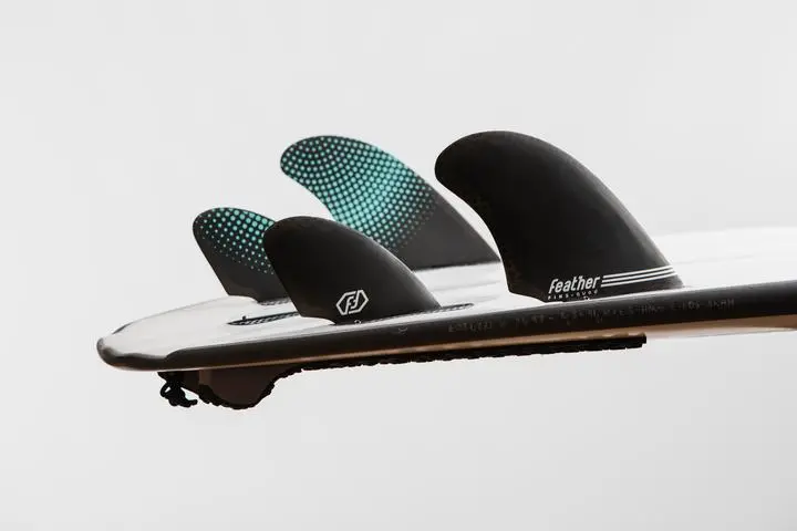 Feather Fin Semi-Keel Quad Configuration Fins