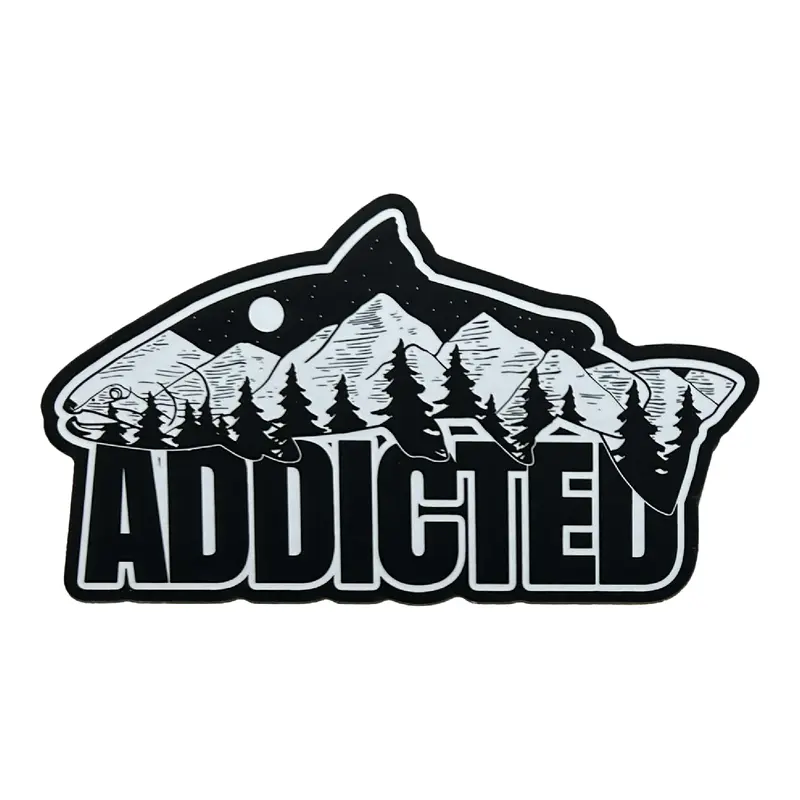 Fish Mountain OG Die-Cut Sticker
