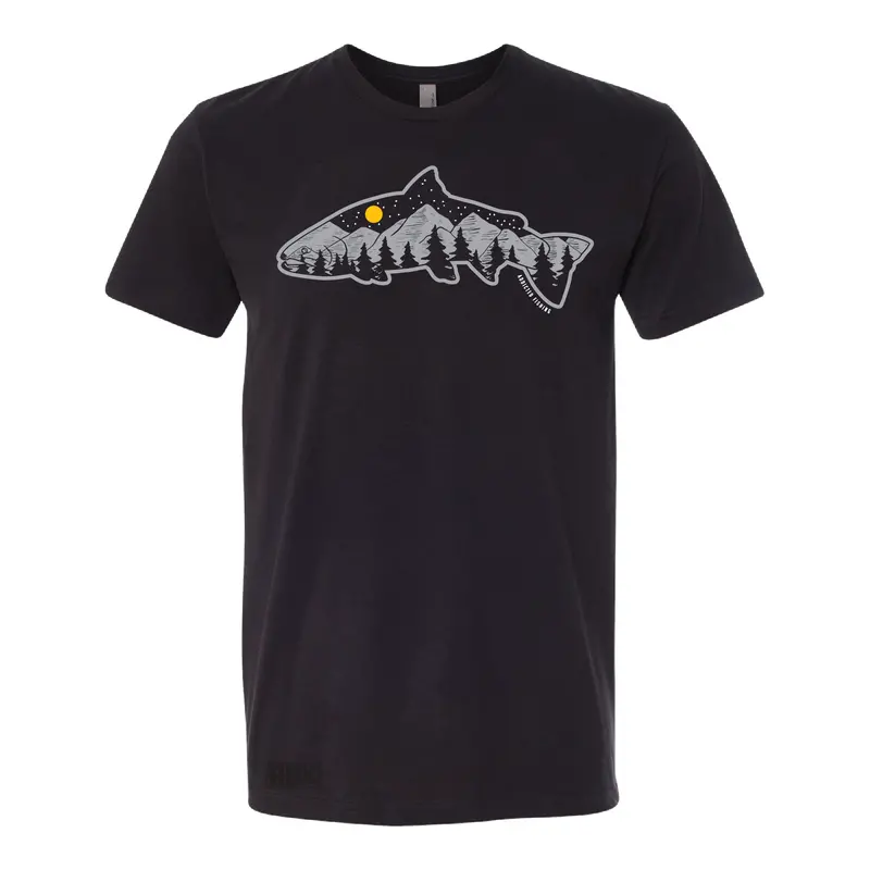 Fish Mountain Outdoor Graphic T-Shirt – Fresh Drop