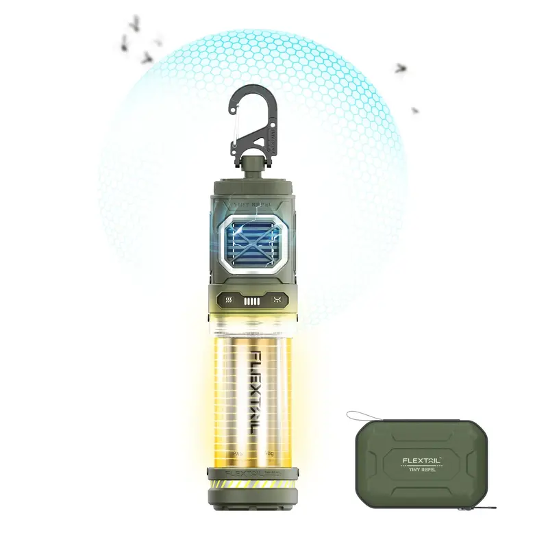 FLEXTAIL Tiny Repeller – Portable 3-in-1 Mosquito Repellent, Light & Fan