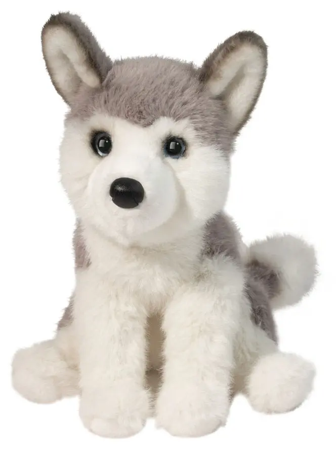 Flurrie Husky Plush – Realistic Stuffed Dog Toy