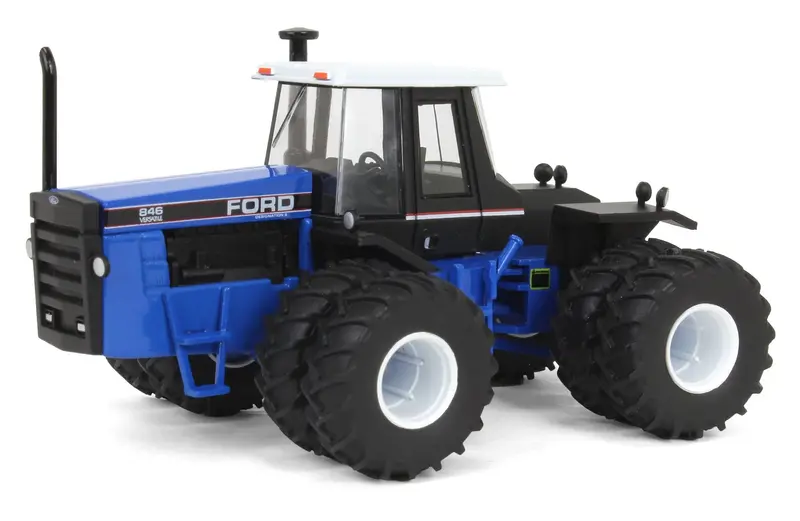 Ford 846 4WD Tractor with 25.5-42 Dual Tires – 1:64 Farm Equipment Replica