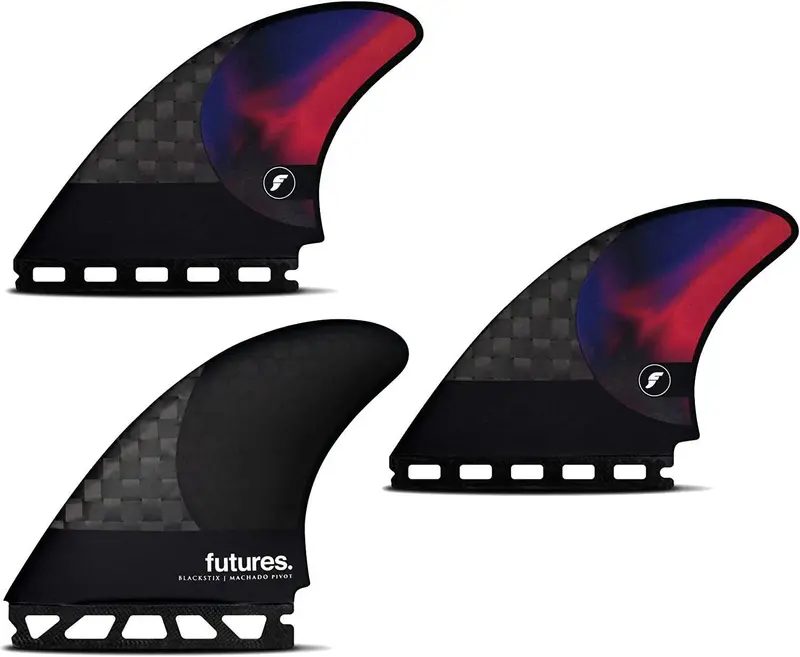 Futures Machado Pivot Blackstix Thruster Fin Set