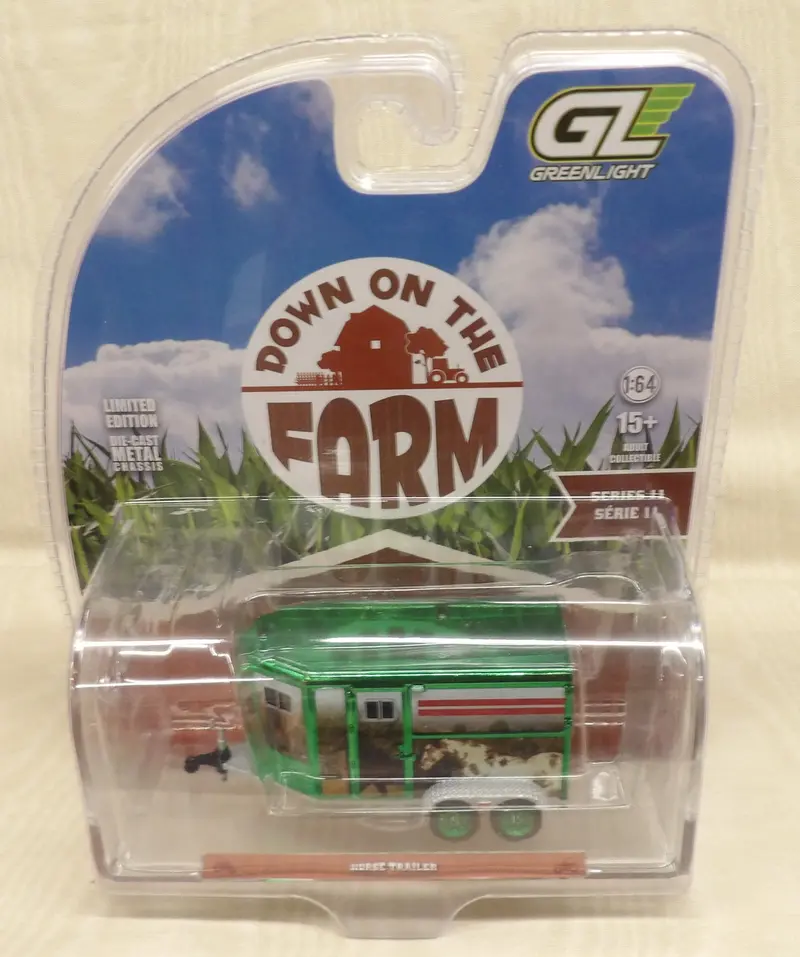 Green Machines Chase Edition Horse Trailer – Custom-Wrapped 1:64 Model