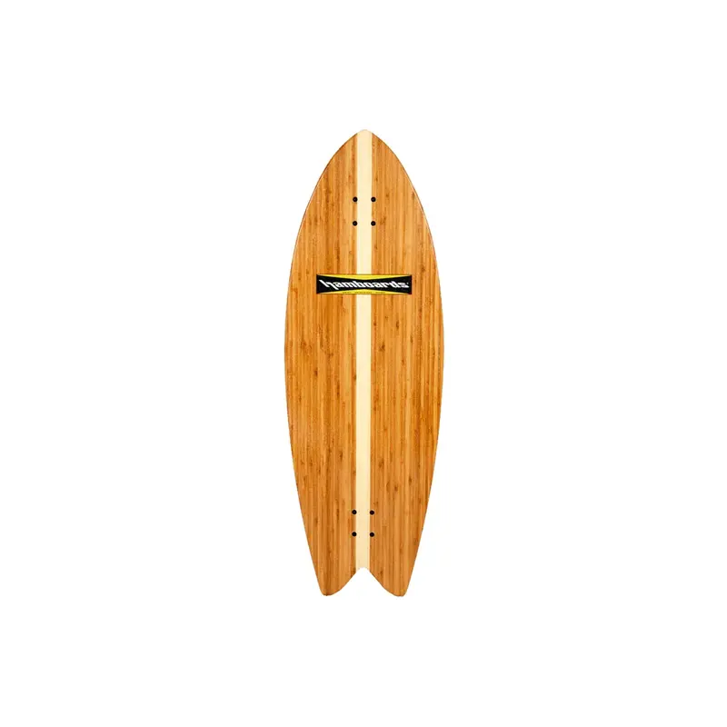 Hamboards 43″ Pescadito Longboard Deck Only – Bamboo