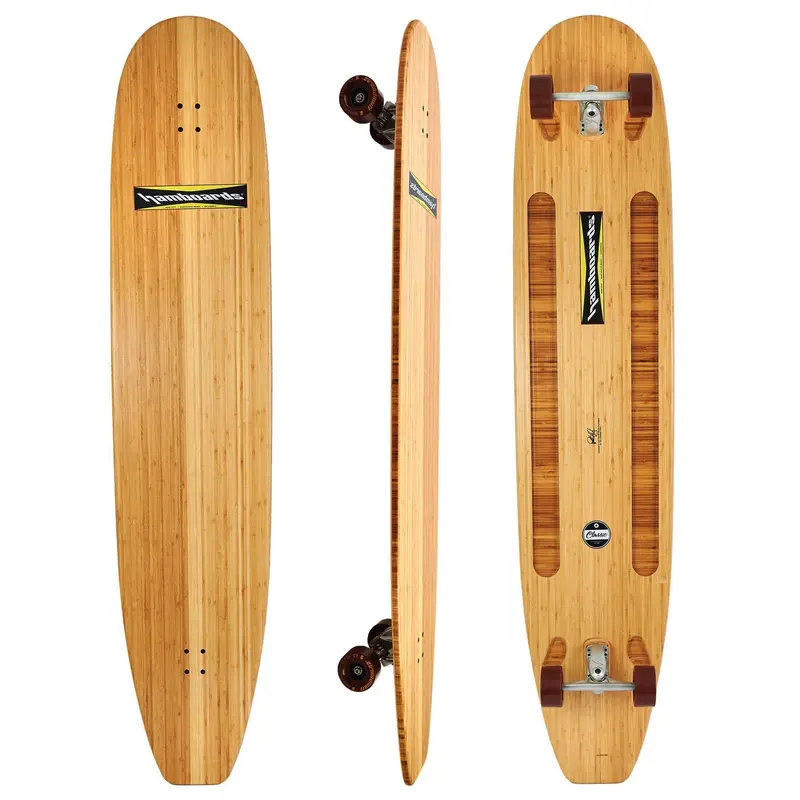 Hamboards The Classic 6’2″ Longboard – Sustainable Bamboo Deck