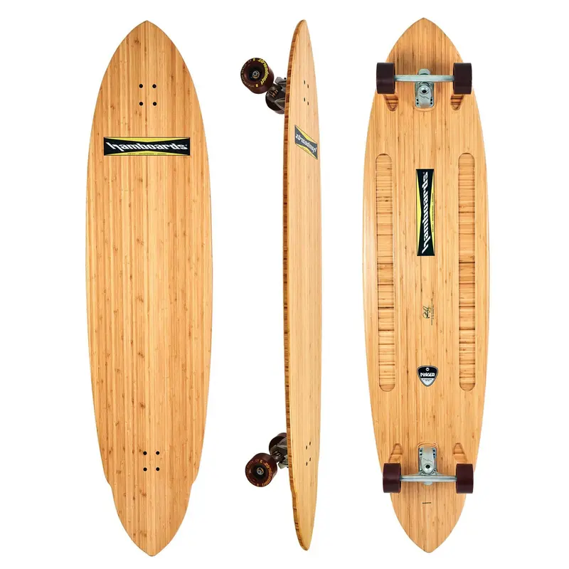 Hamboards The Pinger 5’7″ Longboard – Premium Bamboo Build