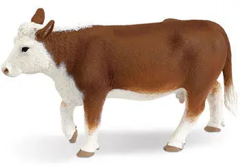 Hereford Cow Miniature – 1:20 Scale Livestock Figure #160029