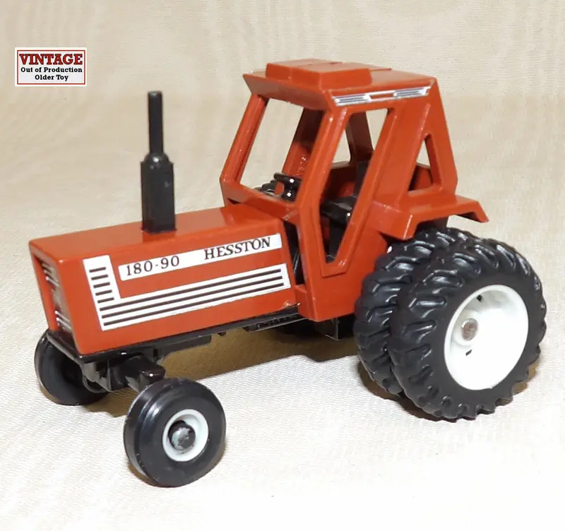 Hesston 180-90 Tractor with Dual Wheels – 1:64 Scale, Unboxed & As-Is #7215