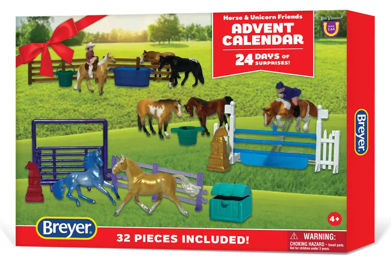 Horses & Unicorn Friends 2025 Advent Calendar – 1:64 Scale Miniatures