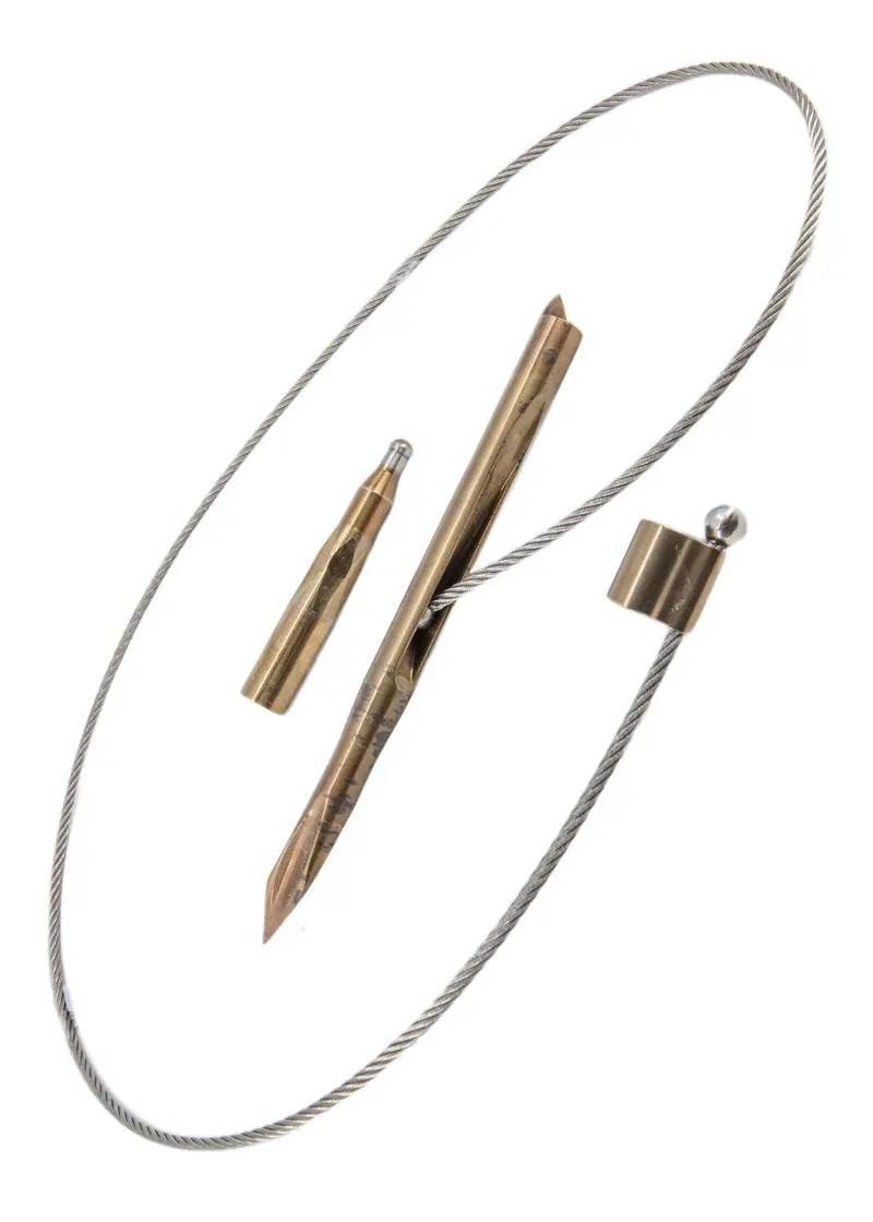 Hunt 5/16-Inch Cable Slip Tip – 2.5mm Tri-Cut, Stainless Steel Core