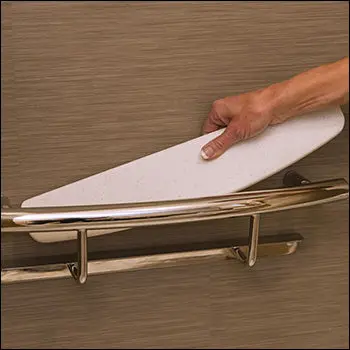 Invisia Dual-Function Shampoo Shelf with Built-In Grab Bar