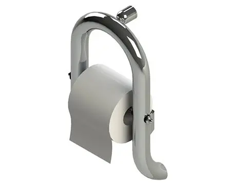 Invisia Toilet Paper Holder with Concealed Grab Bar