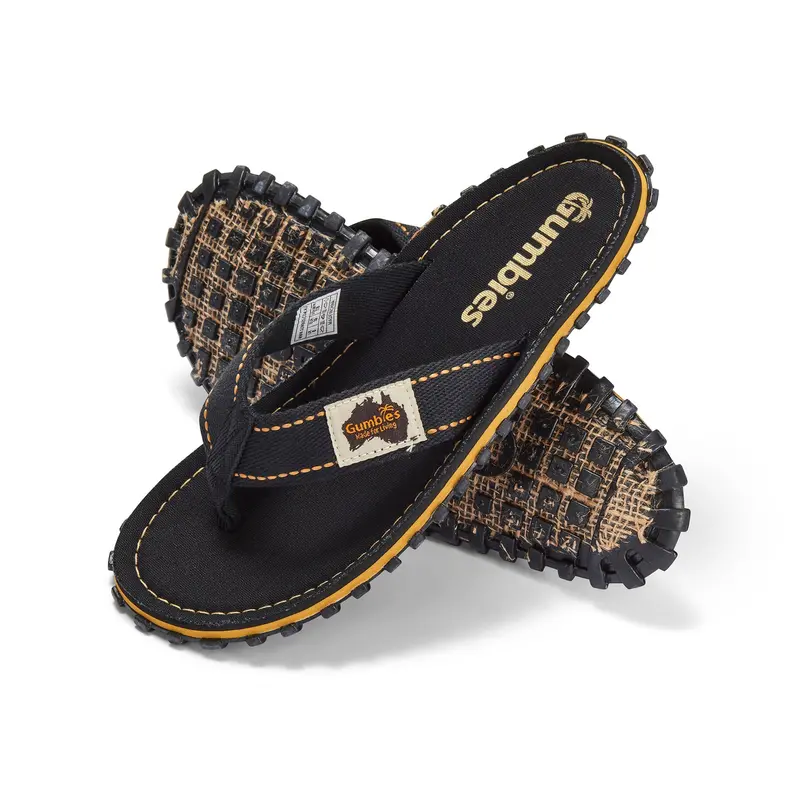 Islander Men’s Classic Black Flip-Flops