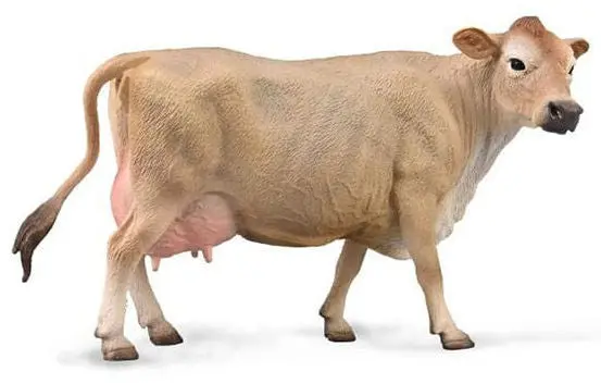 Jersey Cow Figurine – Realistic Farm Animal Collectible Model