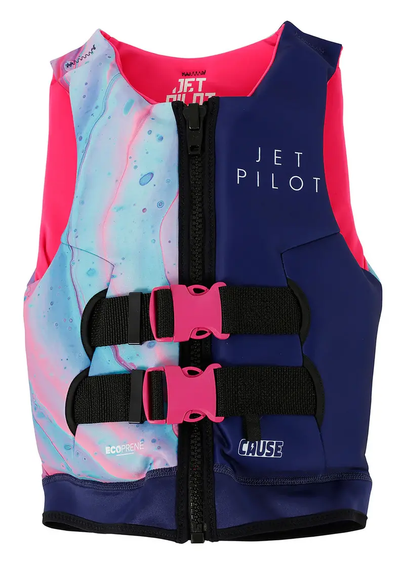 Jet Pilot Youth The Cause Eco-Friendly Front-Entry Life Jacket – Buoyant & Sustainable
