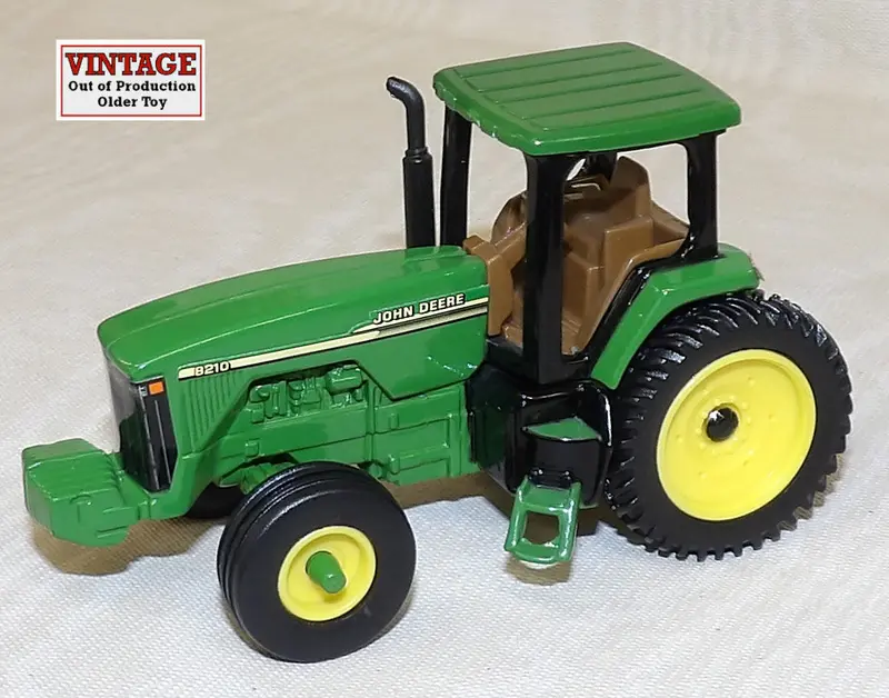 John Deere 8210 Row-Crop Tractor – 1/64 Scale, Model #15064, As-Is