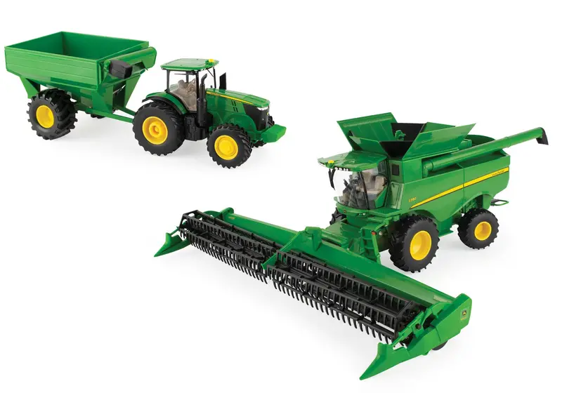 John Deere Combine Harvester Set – 1:32 Detailed Harvesting Equipment Model
