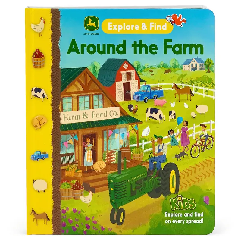 John Deere Explore & Discover Farm Adventure Book for Children #390828