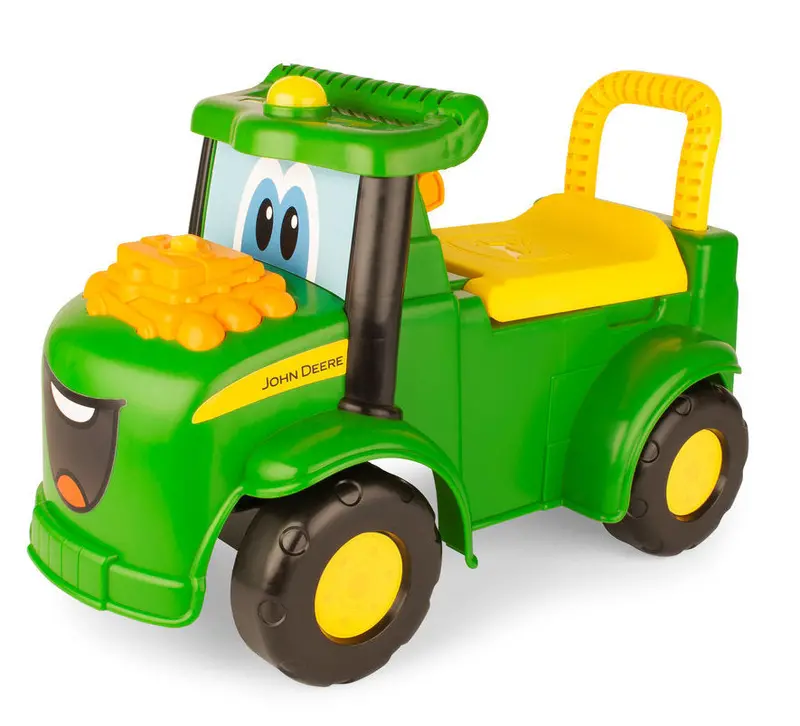 John Deere Johnny Tractor Ride-On Toy – Interactive Light & Sound Vehicle