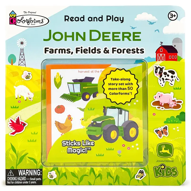 John Deere Kids’ Early Learning Book: Farms, Fields & Forests – Read & Play Edition #51299