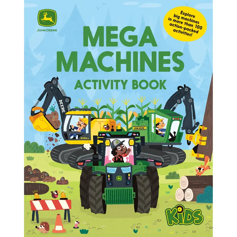John Deere Mega Machines: Fun-Filled Activity Book for Kids