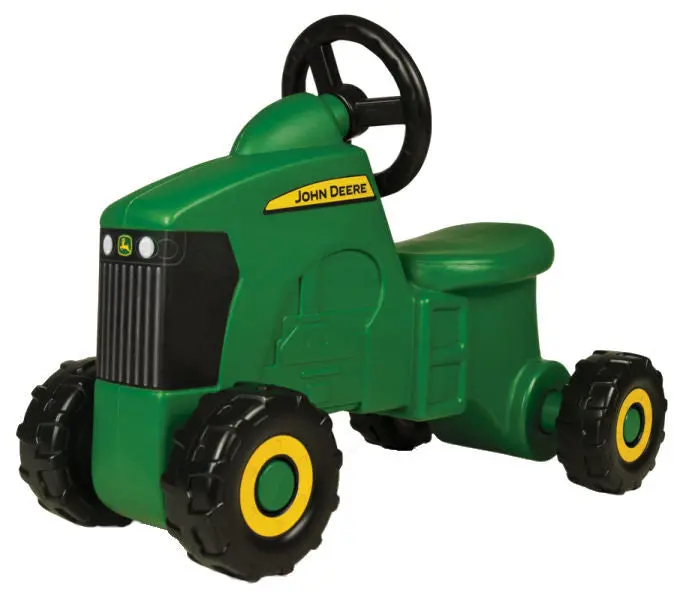 John Deere Sit-n-Scoot Ride-On Tractor for Toddlers