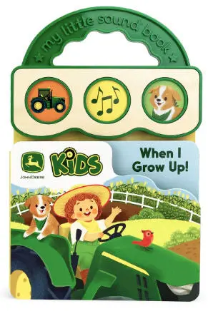 John Deere ‘When I Grow Up’ Sound Book – Career Exploration for Toddlers