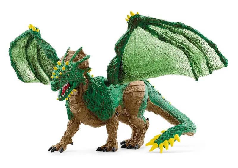 Jungle Dragon Fantasy Creature Figurine – Mythical Beast Collectible