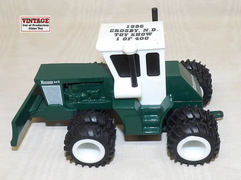 Knudson 310H Hillside Tractor (1:64) – 4WD with Blade, 1996 Crosby ND Farm Toy Show Exclusive