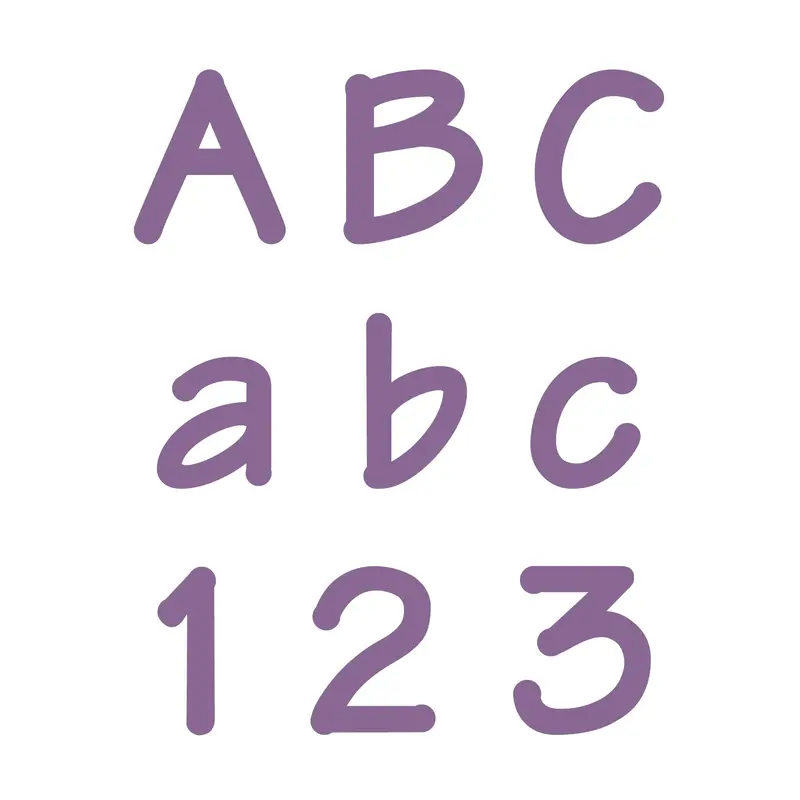Kristy Style Uppercase Letters – 4-Inch Tall