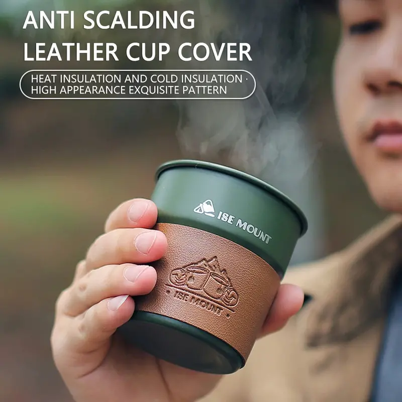 Lightweight Stainless Steel Camping Mug – Durable Tea, Coffee & Beer Cup