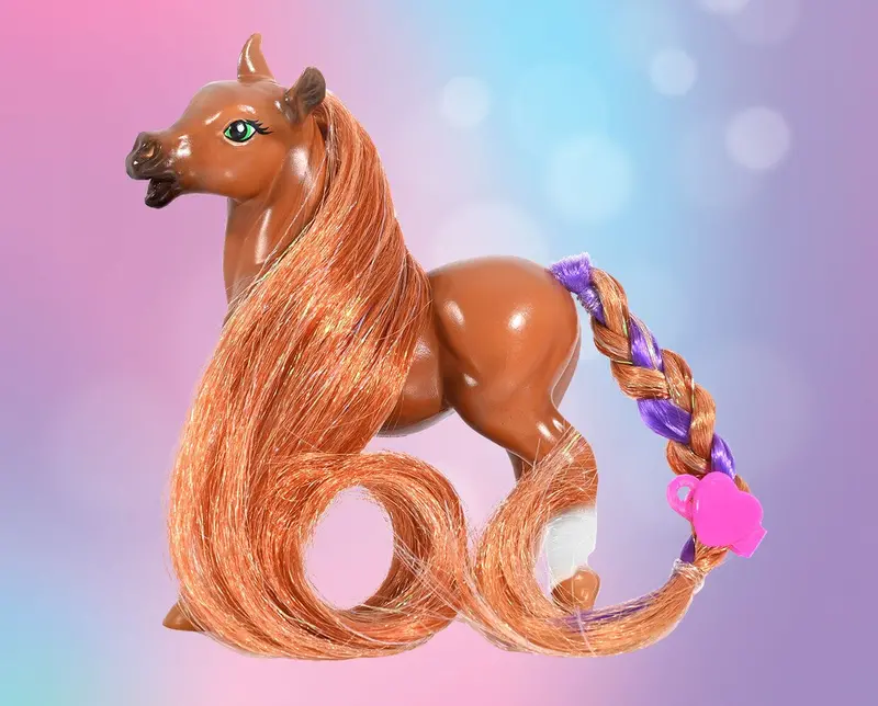Li’l Beauties Penny Chestnut Horse – Charming 1/12 Scale Collectible Pony #B-MB-10377