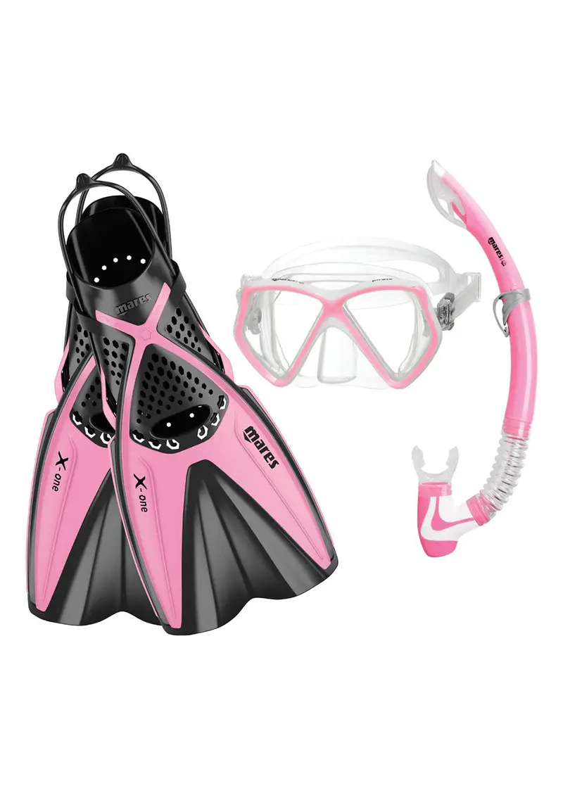 Mares Pirate X-One Pink Junior Snorkeling Kit – Age-Appropriate Gear Set