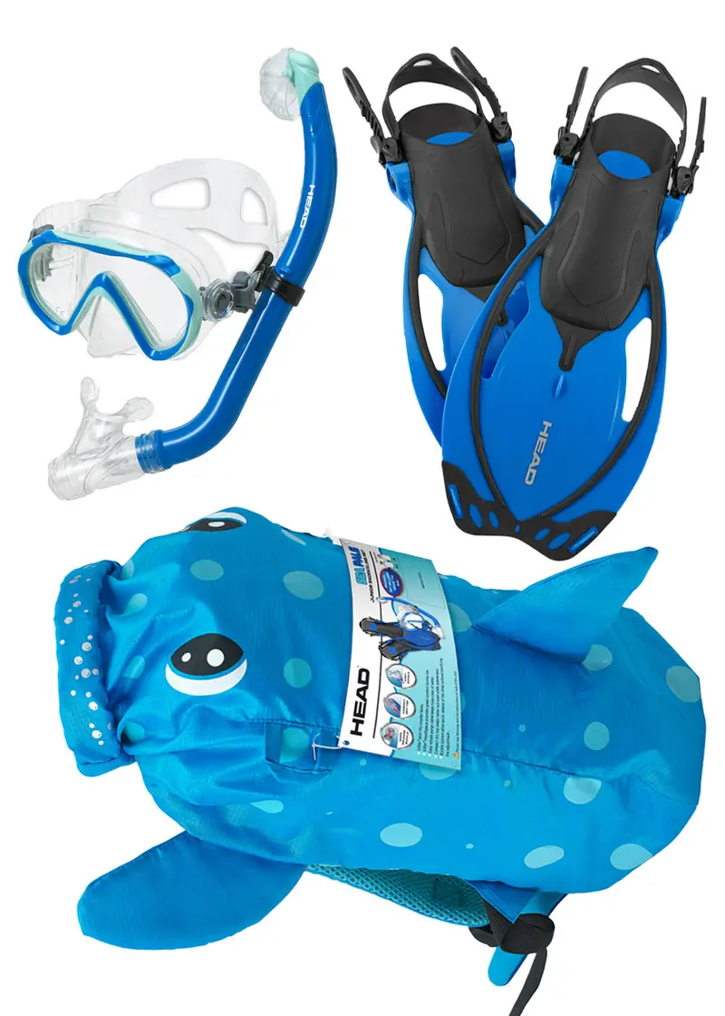 Mares Sea Pals Snorkel Set – Puffer Fish Theme (Kids)