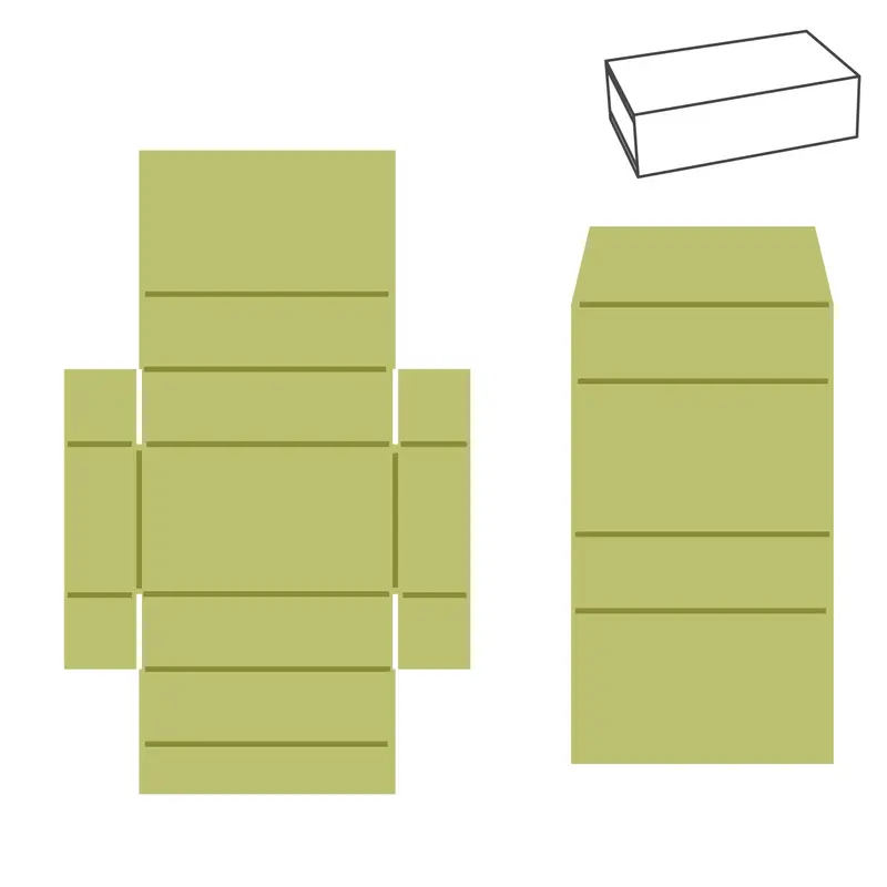 Matchbox-Style Folding Box #1