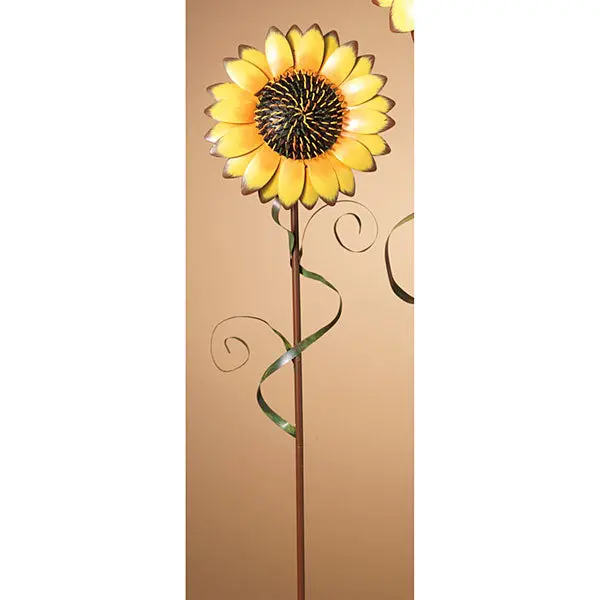 Metal Sunflower Garden Stake #2090990 – 31-Inch Tall Outdoor Yard Decor