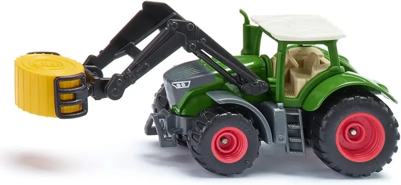 Mini Fendt Tractor with Bale Gripper Attachment – Compact Farm Model