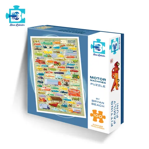 Motor Machines 100-Piece Jigsaw Puzzle for Kids & Beginners #BL2018