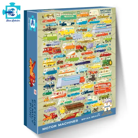Motor Machines 1000-Piece Detailed Jigsaw Puzzle for Adults & Enthusiasts #BL2011