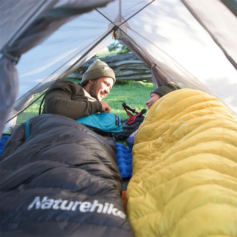 Naturehike CW400 Ultralight Sleeping Bag Rated to -11°C – Premium Duck Down, Warm & Compact