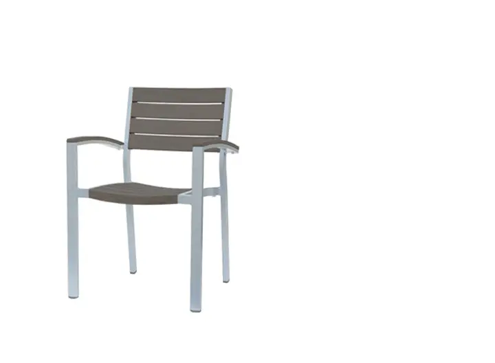 New Mirage Stacking Armchair – GRO Finish, Durawood Construction