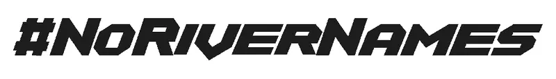 No River Names Black Vinyl Decal