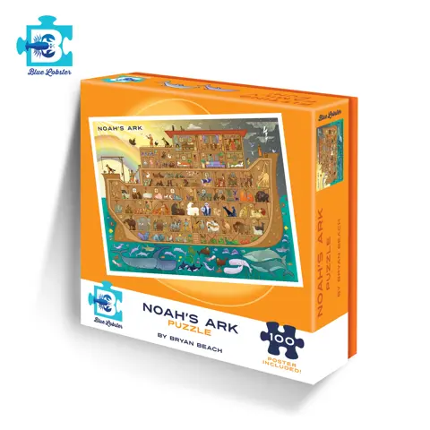 Noah’s Ark Themed 100-Piece Children’s Puzzle – Educational & Fun #BL2014