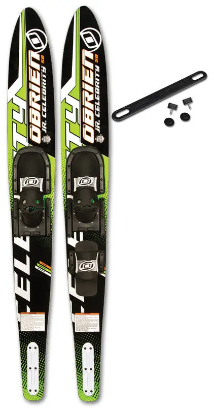 O’Brien Junior Celebrity Combo Skis – Youth-Sized Dual-Ski Set