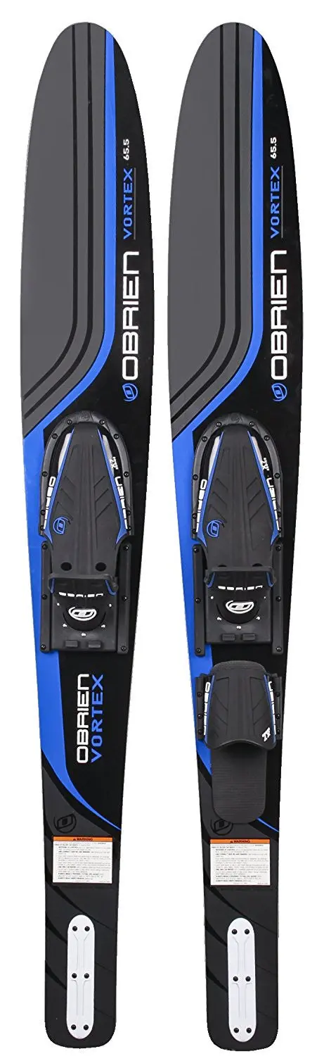 O’Brien Vortex 65.5-Inch Combo Ski – Adult Entry-Level Waterski Pair