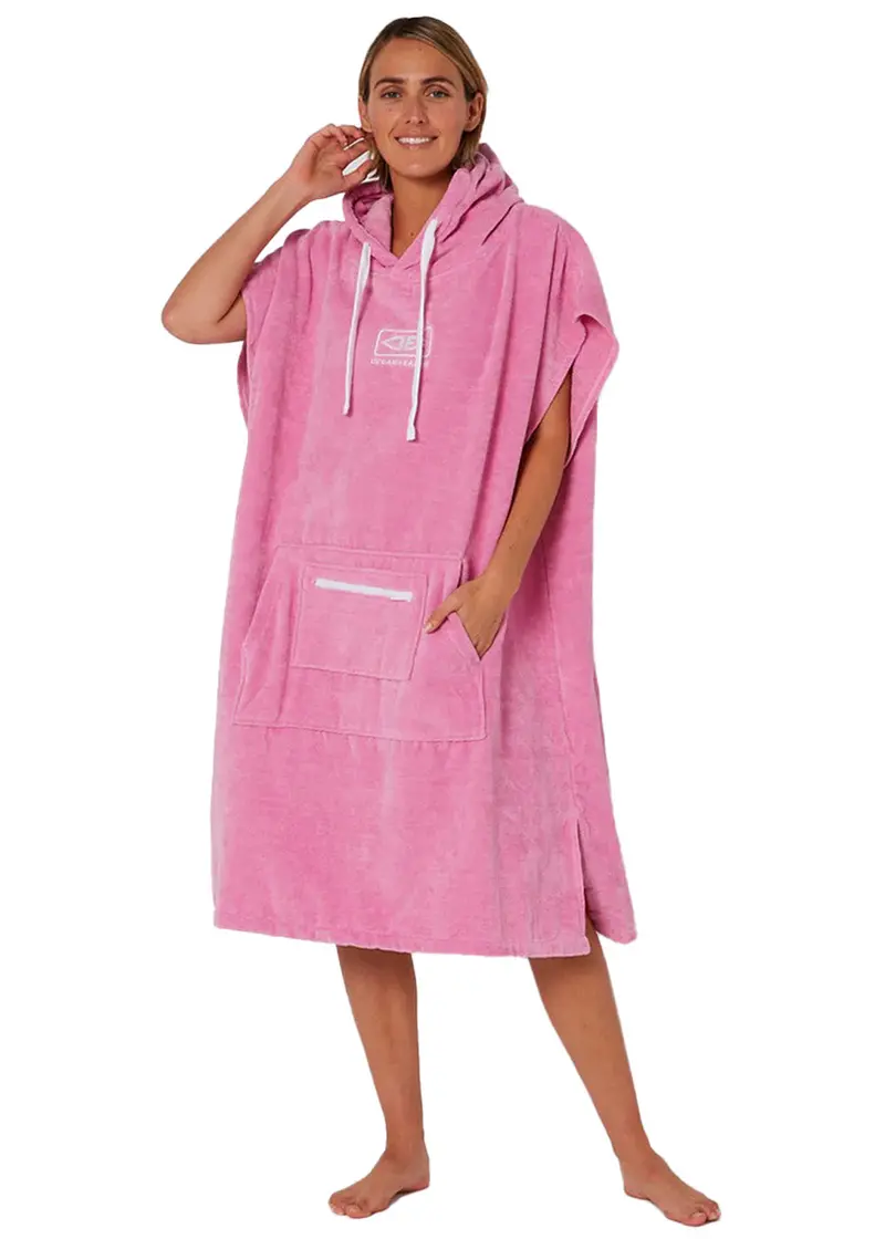 Ocean & Earth Women’s Hooded Towel with Zippered Pocket
