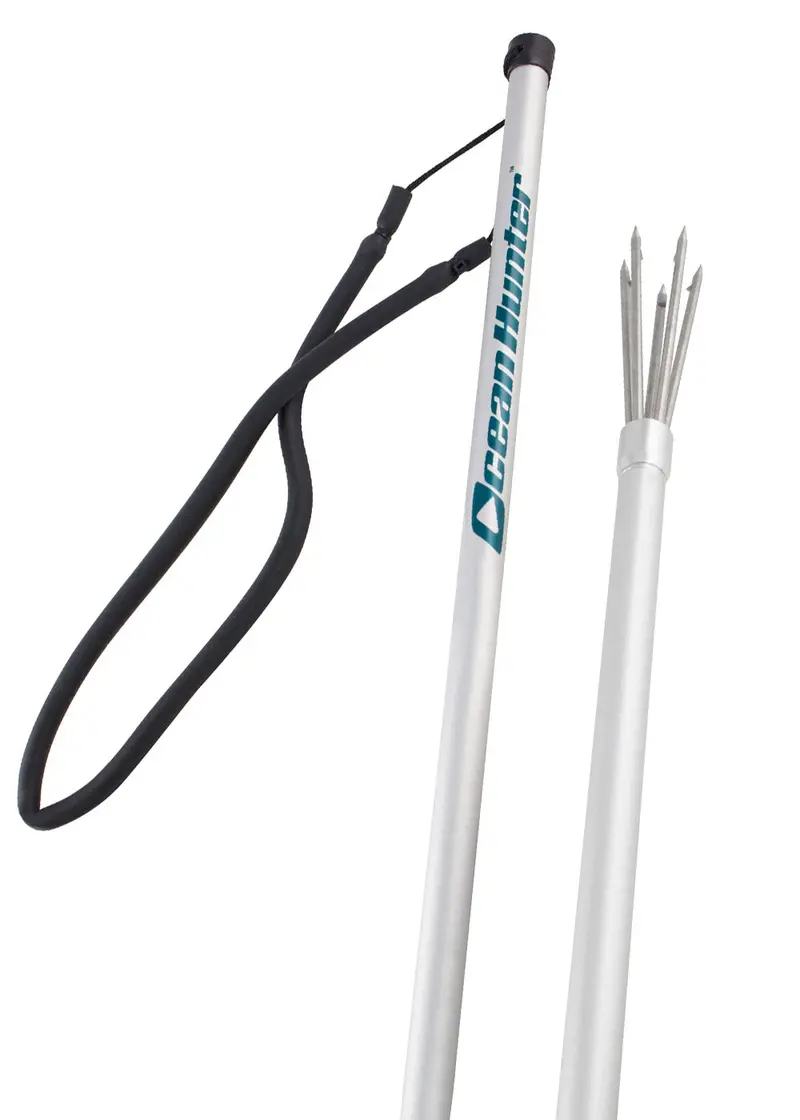 Ocean Hunter Two-Piece Aluminum Hand Spear – Compact, Disassemblable Hunting Tool